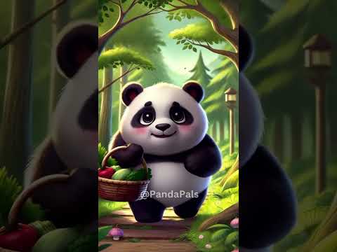 Panda's Diet #panda #animation #shorts #youtubeshorts #animals