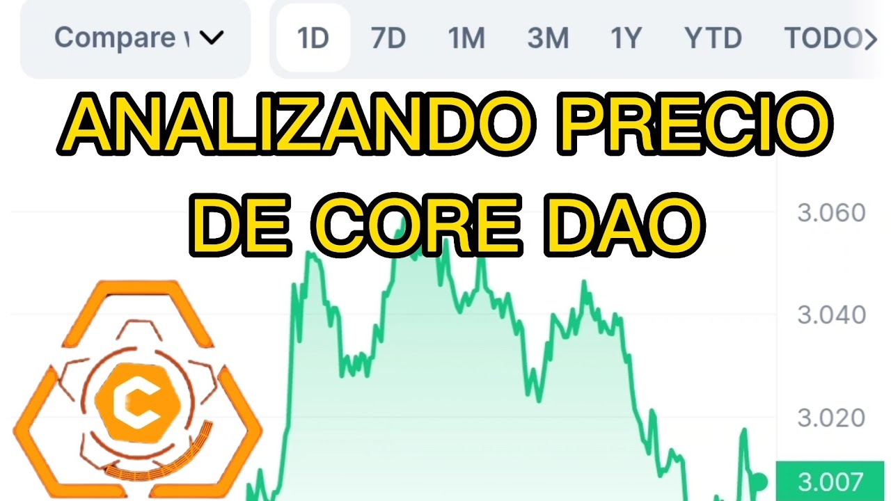 ANALIZANDO PRECIO DE CORE DAO!!