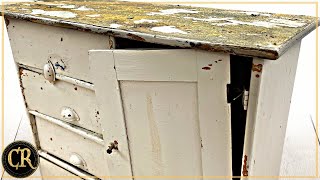 33 years of cellar! Great rescue of this chest of drawers