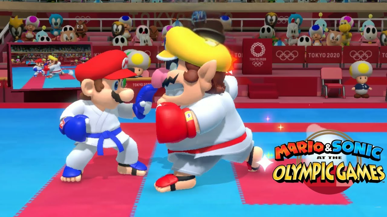 Mario & Sonic At The Olympic Games Tokyo 2020 Karate (Hard)  Gameplay Mario & Sonic +++ Eggman