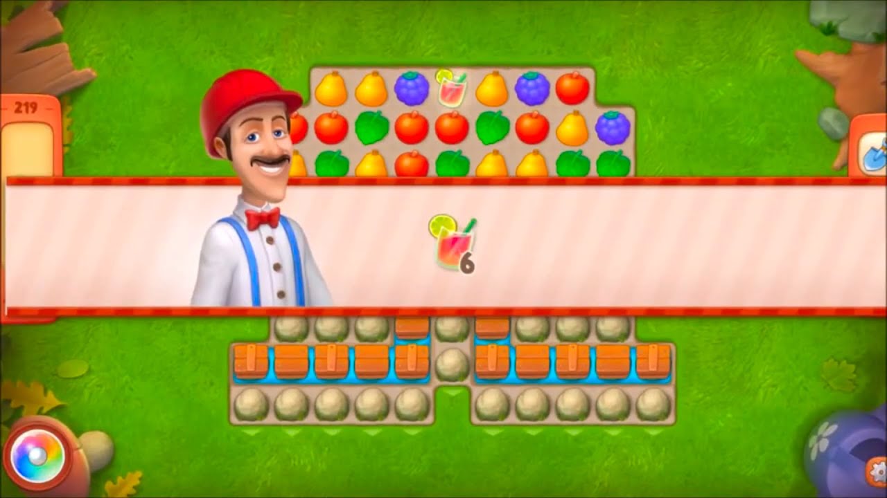 Gardenscapes Level 219 No Boosters YouTube