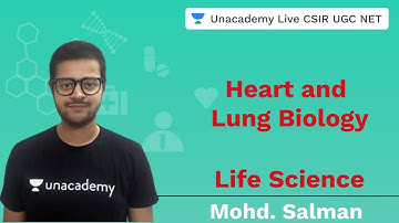 Heart and lung biology | Life Science | Unacademy Live CSIR UGC NET | Mohd. Salman