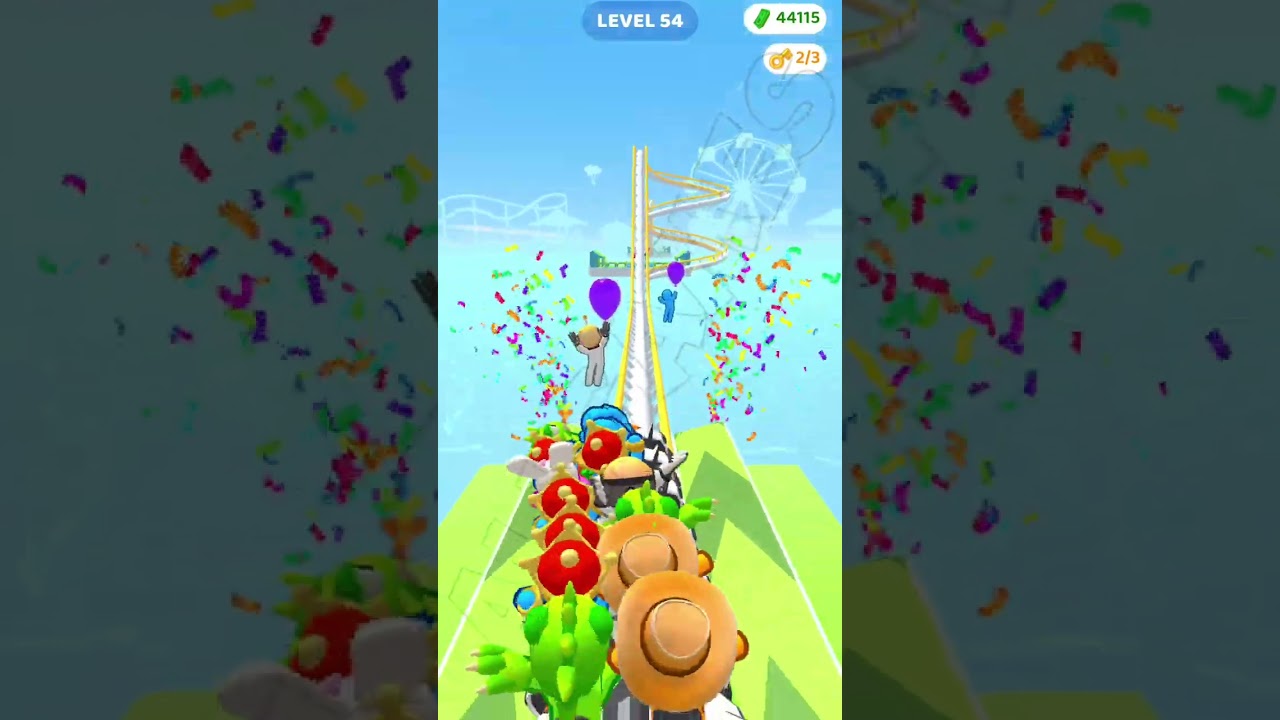 runner coaster lvl 51 to lvl 60 gameplay all games 