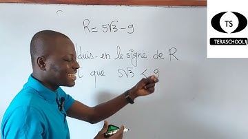 comparer deux nombres réels et trouver leur signe#maths