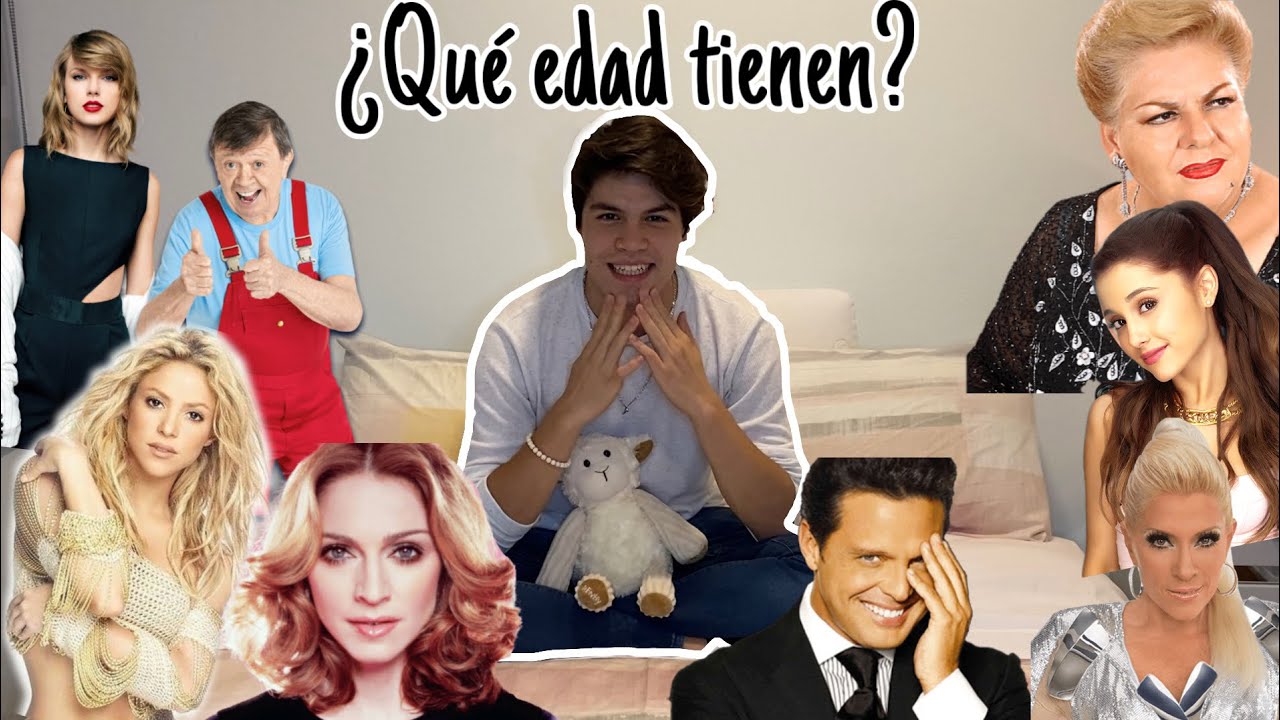 ADIVINO LA EDAD DE FAMOSOS // Justyn Govea