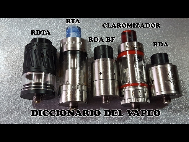 Diccionario del Vapeo#1 Atomizadores Cuntos tipos hay? - YouTube