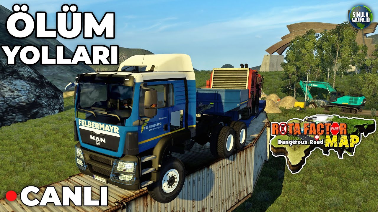 Els2 Rota Factor Map 😬 ETS 2 ROTA FACTOR MAP DANGEROUS ROADS | CANLI YAYINDA TEHLİKELİ ...