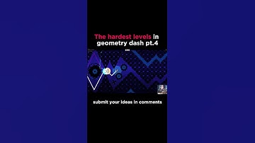 THE HARDEST LEVELS IN GEOMETRY DASH PT.4 #geometrydash #edit #hardest #wpopoff #aquamarine