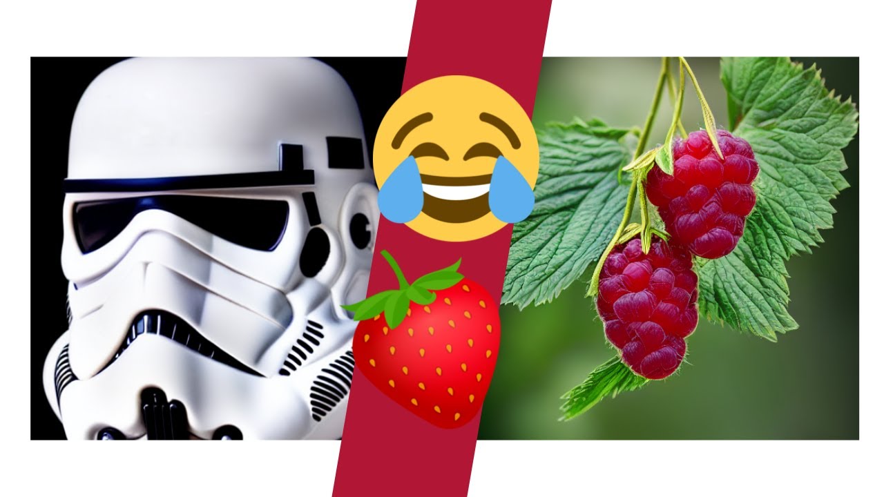 Raspberry Trooper ⬜🟥 (AI generated 🤖)