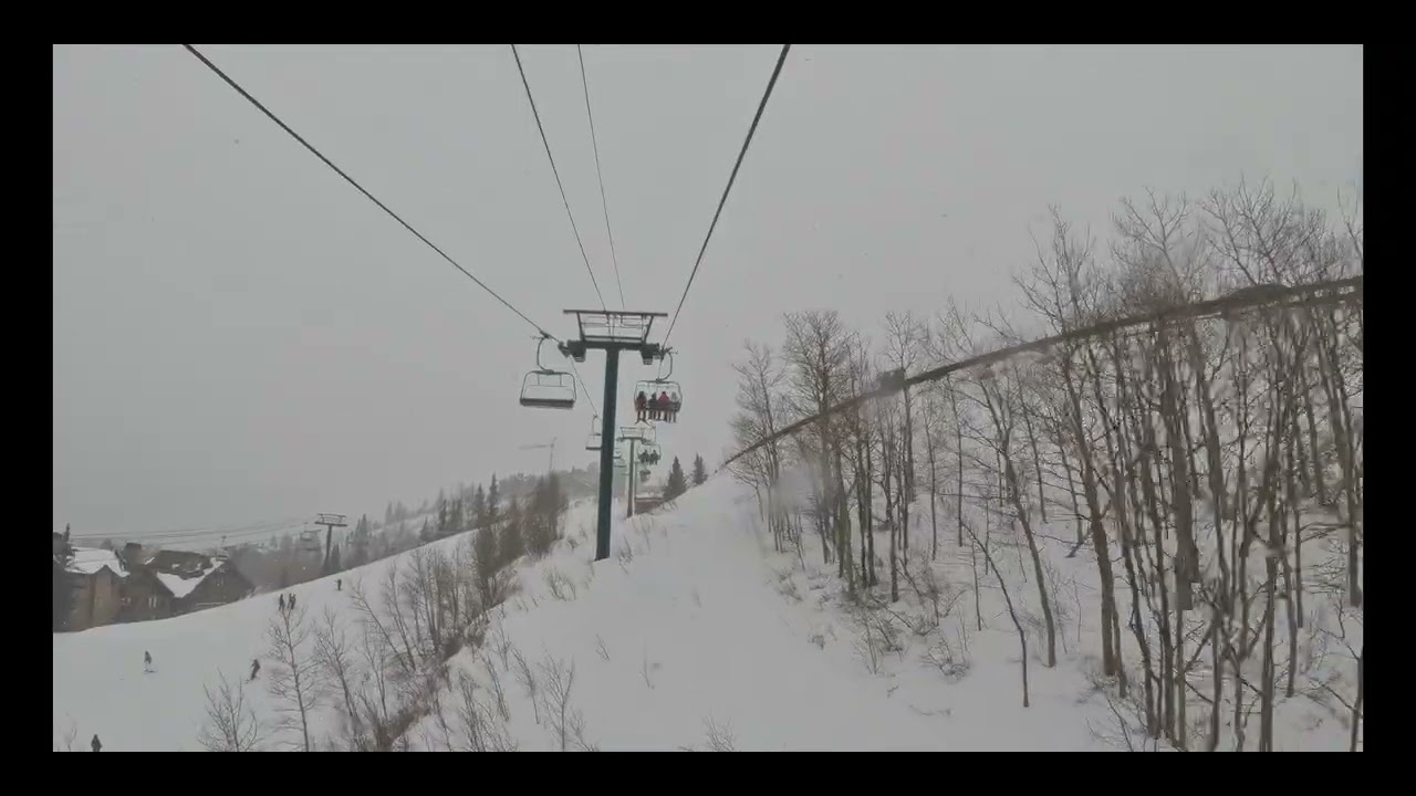 Homestake Express lift at Deer Valley, 20 Jan 2024