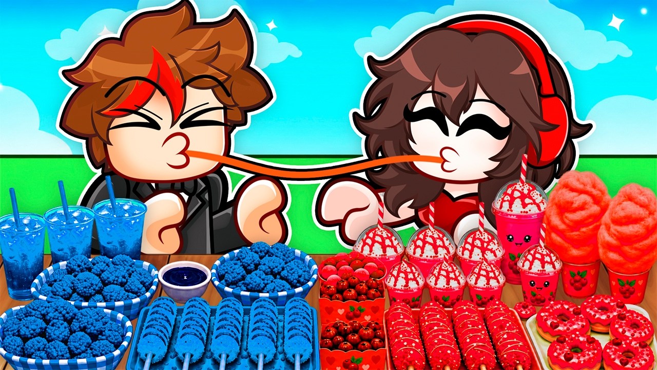 We Had a MUKBANG DATE in Roblox...
