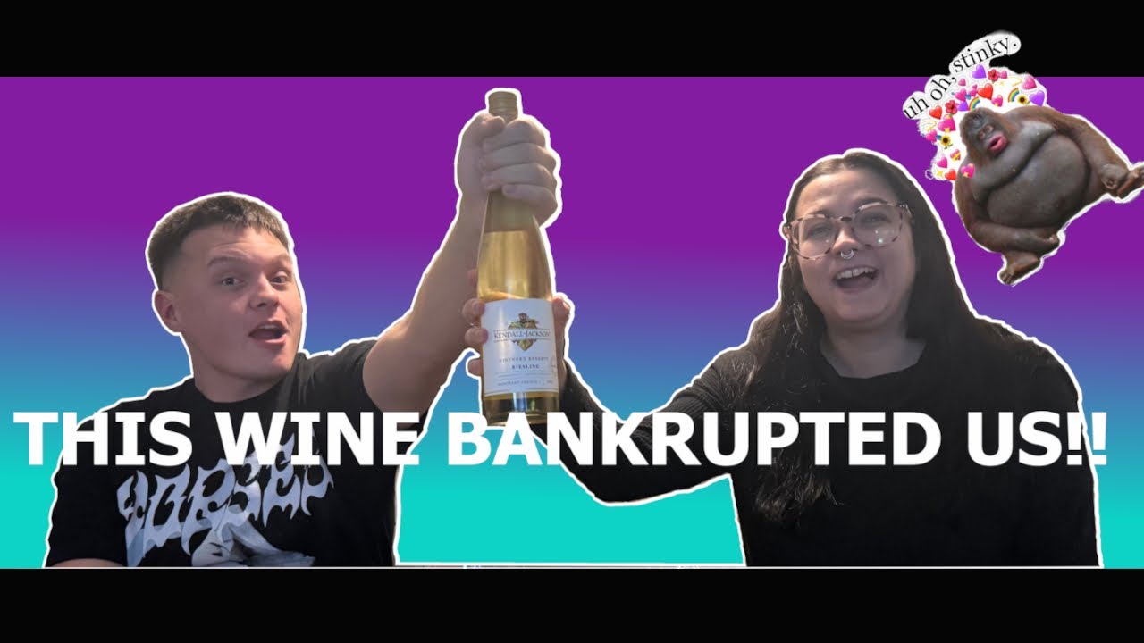 Двое бедняков пробуют изысканное вино (рислинг).