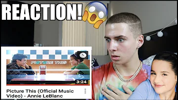 REACTING TO Picture This (Official Music Video) - Annie LeBlanc | Zach Clayton