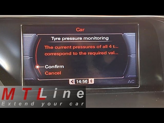 Vw Audi A4 B8 - Tpms Activation - Vključitev Opozorila Za Tlak V Pnevmatikah - Youtube