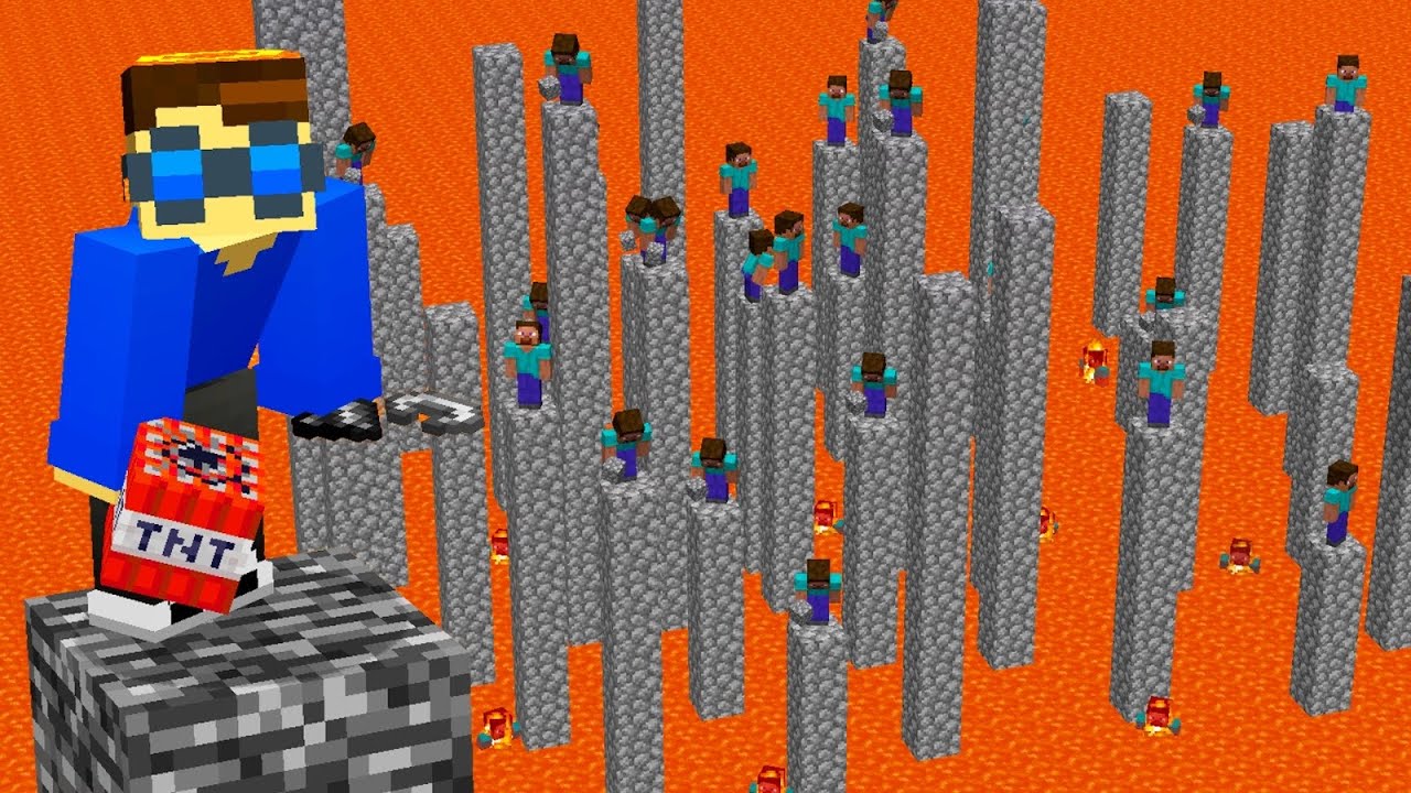 300 JOGADORES mas A LAVA SOBE a CADA MINUTO