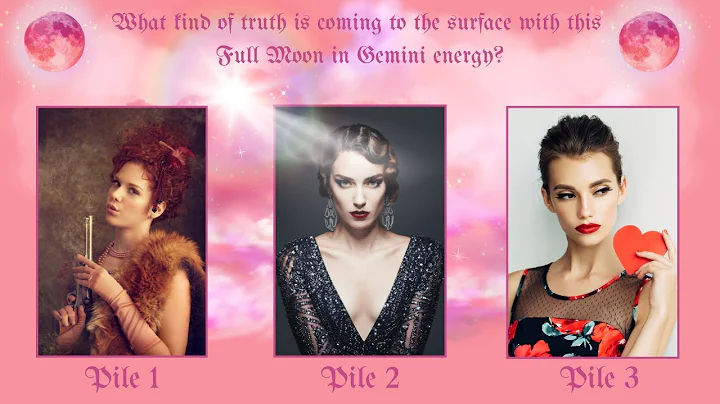 What kind of truth is coming to the surface with this Full  Moon in Gemini energy? - Pick a card🍾🍸🍹