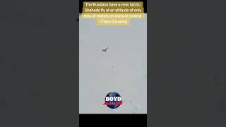 Russia Uses New Tactics With Low Flying Drones Which Are Harder To Detect. #boydnews