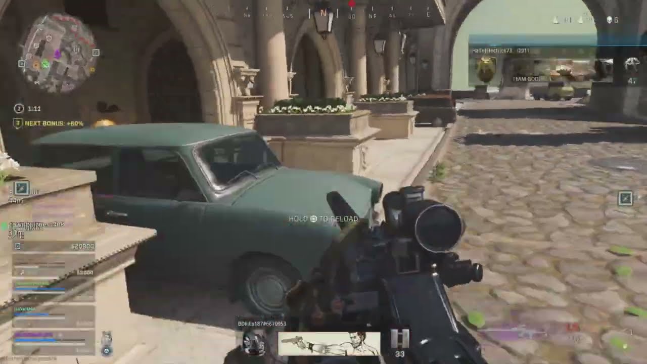 1 vs 4 Fortunes Keep Squad Wipe - Warzone