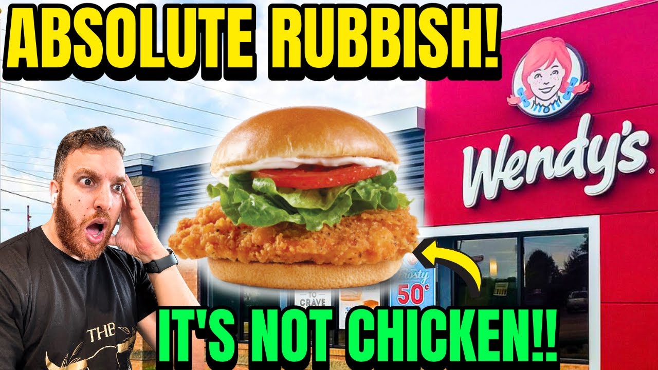 В Wendy's утверждают, что это КУРИЦА… Но это НЕ ТАК! Потом я попробовала острый цыпленок от Dave's 😳