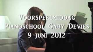 Voorspeelmiddag Pianoschool Gaby Devies 2012