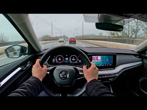 2024 Skoda Octavia [ 1.5 TSI 150hp DSG7 ] | POV Test Drive in 4K HDR Quality! Consumption check