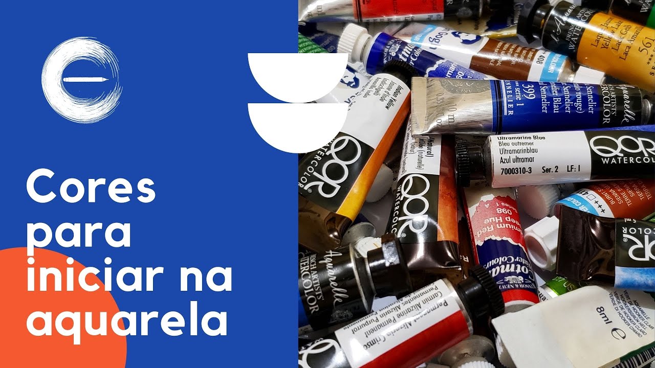 CORES PARA INICIAR NA AQUARELA