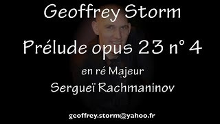 Rachmaninov S Prélude op23 n4 ré Maj G Storm piano