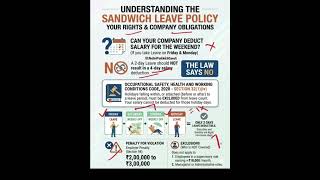 2 Leave = 4 Days Cut? 😳 | Sandwich Leave Policy