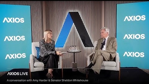 Senator Sheldon Whitehouse & Axios’ Amy Harder