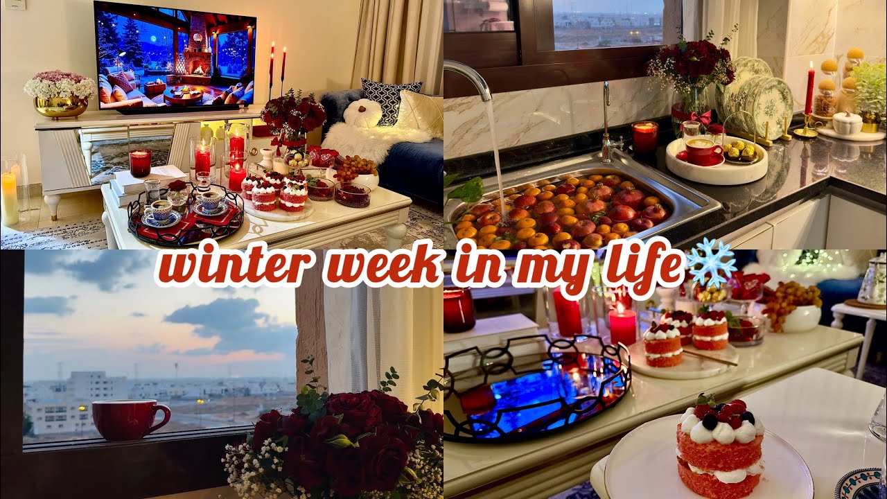 مقاضي الشهر وتحضيرات شتوية هادئة ✨ لحظات دافئة مع القهوة والكلمات الجميلة!