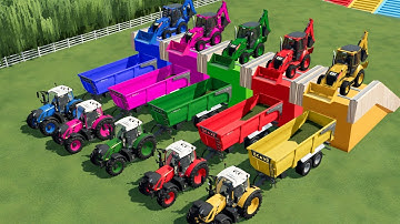 Colors Of Loader | CAT backhoe loaders In Fs22 | Farming simulator 22 |