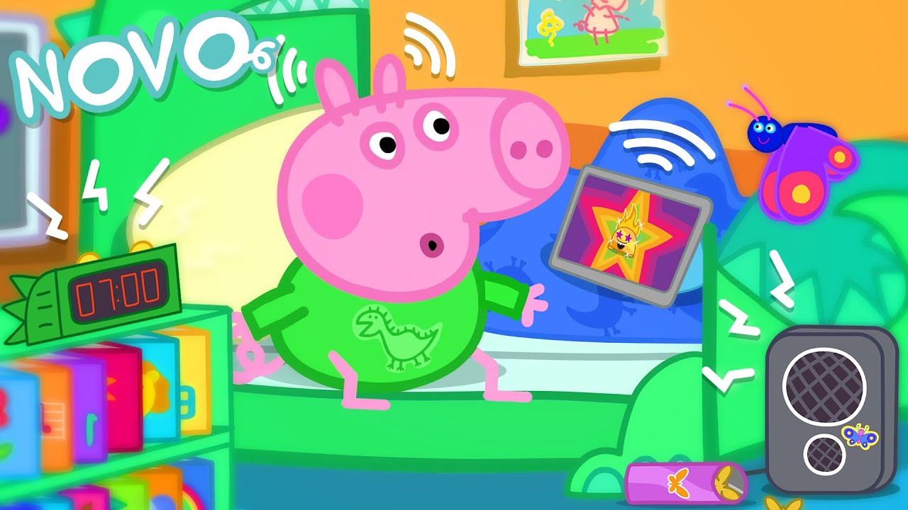 Peppa Pig Português Brasil 🦋 George 🔊 NOVO Contos da Peppa Pig