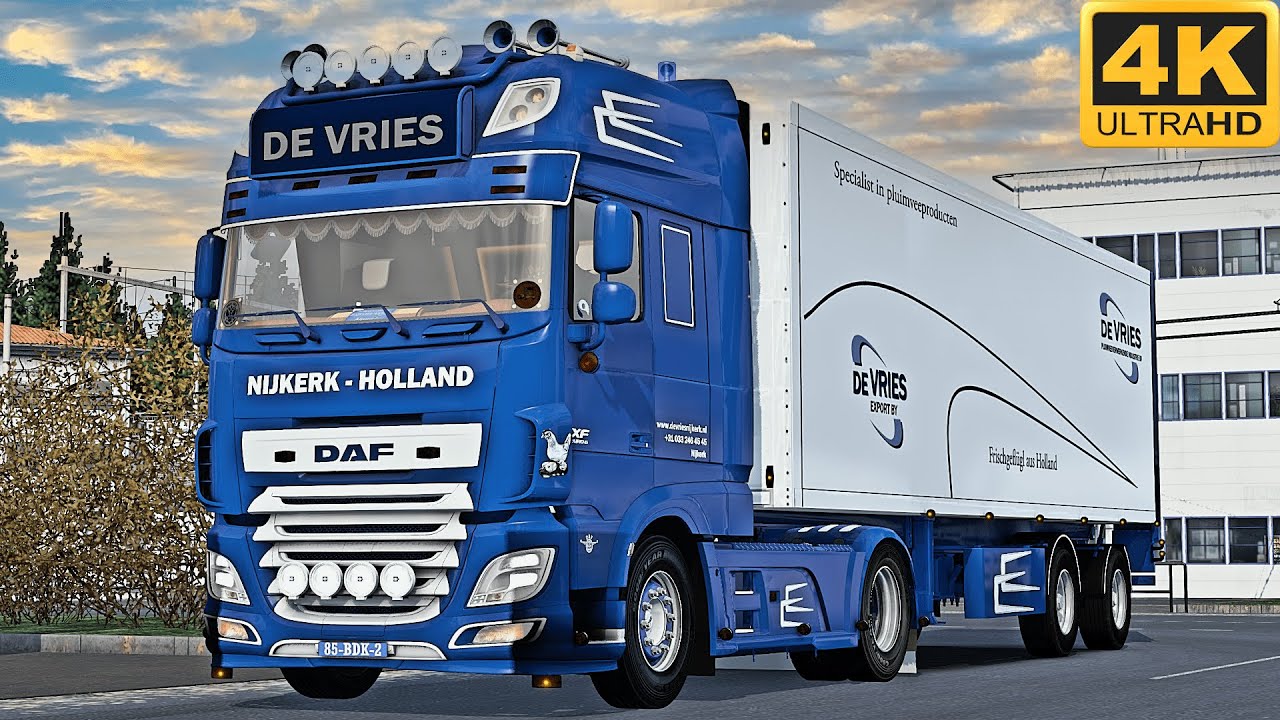 4K | ETS2 1.45 | Promods | DAF XF106 | Arnhem 🇳🇱 󠁧󠁢󠁳󠁣 - Bremen 🇩🇪