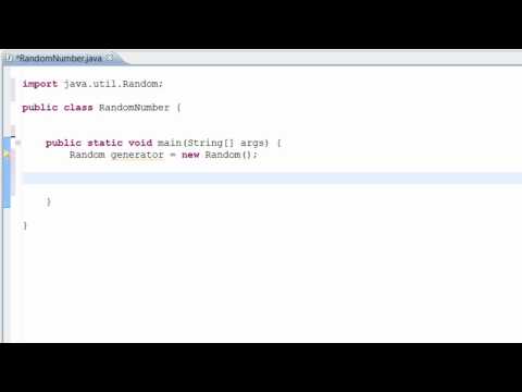 12TH Java Tutorial - Random Generator Class