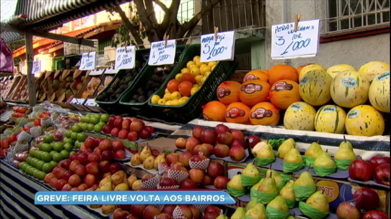 Feiras livres voltam a ser abastecidas nos bairros de São Paulo - YouTube