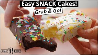 $1 SNACK CAKES! Grab & Go! Soft Cakes W/ Icing Shell! Lunch Box Cakes!