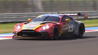 Aston Martin Vantage GT3 Evo Raw Sounds in Action at Misano World Circuit!!!