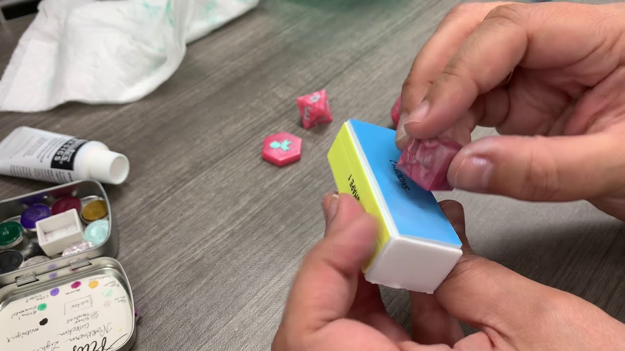 Cleaning up and polishing Kraken Raw Dice YouTube