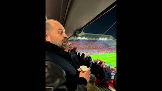 Alfie Boe at Anfield stadium