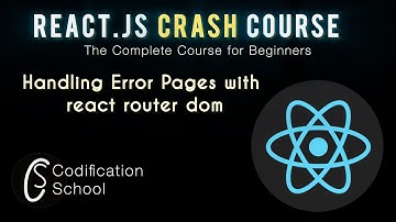 16  Handling Error Pages with react router dom