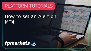 How to set an Alert on MT4 | FP Markets