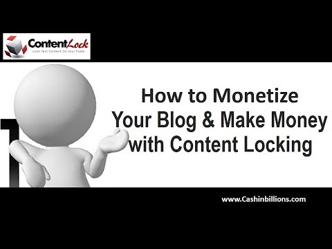 Content Lock Plugin Review Demo | How to Monetize a Blog | Content Lock Software by Brett Retucky