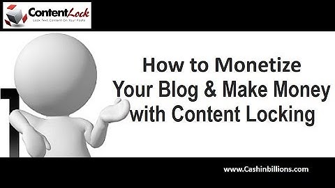 Content Lock Plugin Review Demo | How to Monetize a Blog | Content Lock Software by Brett Retucky
