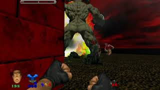 200 Baron Of Hell vs 400 Minigun Guy + Cyberdemonlord Insane Fight Brutal Doom