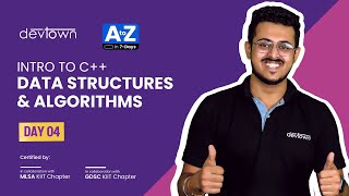 [LIVE] DAY 04 | C++ Data Structures and Algorithms | 7 Days Bootcamp