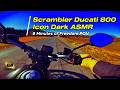 Raw LeoVince LV-10 DUCATI Scrambler ASMR | The Only Sound You Need Today | DJI Action4 [4K]