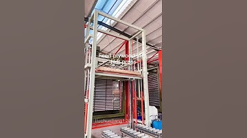 Full automatic 30 layers plywood hot press with auto feeding, loader, unloader, cooling, stack