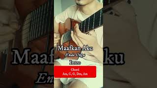 Maafkan Aku (intro guitar cover) #shorts