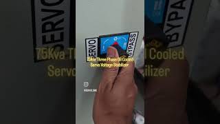 The 75Kva Servo Voltage Stabilizer has successfully completed its final testing phase.