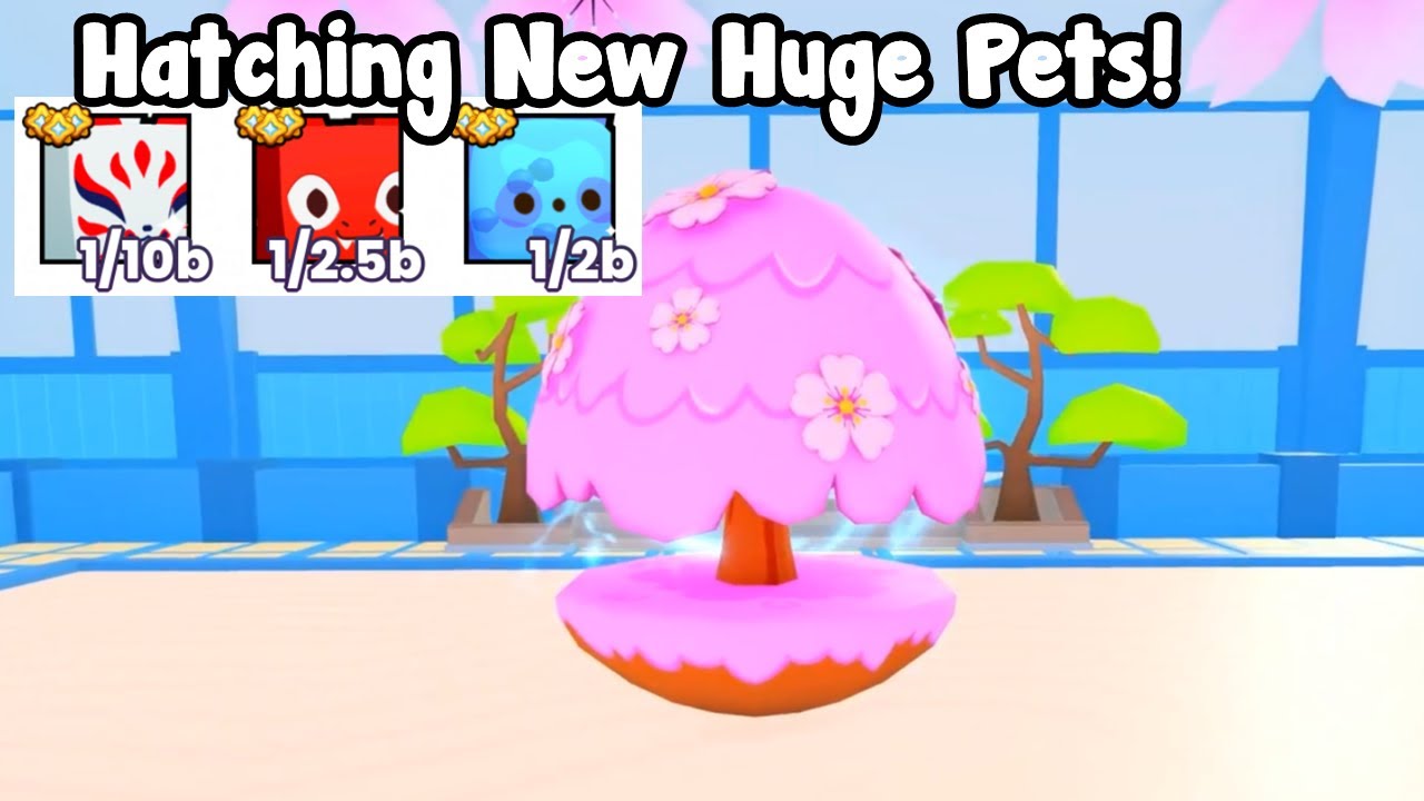 Hatching All New Huge Pets With 5x Luck In Pets Go! - YouTube